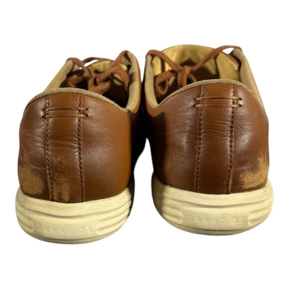 Cole Haan Grand Crosscourt II Leather Sneakers Brown Men’s Size 11M Grand.OS - Picture 5 of 9